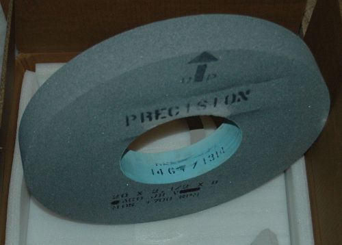 Tns precision 20&#034; x 2-1/2&#034; x 8&#034; grinding wheel a60 j8 v , max rpm 1700 for sale