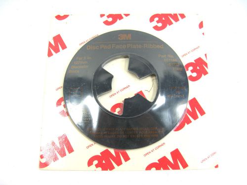 3M 5&#034; Ribbed Disc Pad Face Plate Hard 051144 - 81733 ~ No Hub Included