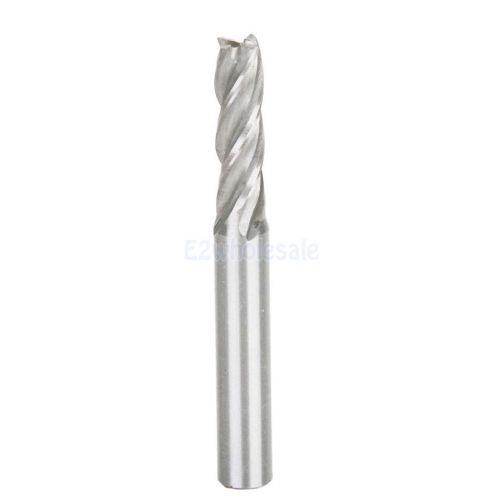 HSS 4-Flute Dia. 7mm End Milling Cutter 50 High Speed Steel Full Grinding Tool