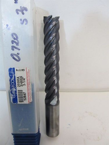 Garr tool 255ma series, 0.720&#034; x 3/4 x 3 1/8 x 5 7/8, carbide end mill - regrind for sale