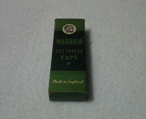 Vintage &#034;WARRIOR&#034; Cut Thread Taps 1 Pair 1/4&#034; B.S.P.