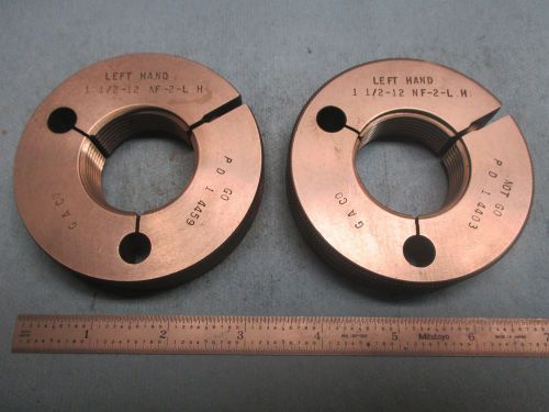 1 1/2 12 nf 2 left hand thread ring gage 1.500 p.d.&#039;s = 1.4459 &amp; 1.4403 tooling for sale