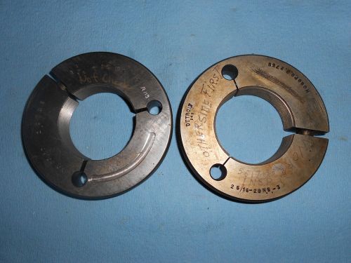 2 5/16 20 NS - 3 THREAD RING GAGES NO GO ONLY GAUGES MACHINIST TOOLS USA MADE