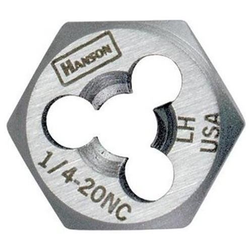 Hanson 7254 High Carbon Steel Re-threading Right Hand Hexagon Fractional Die -