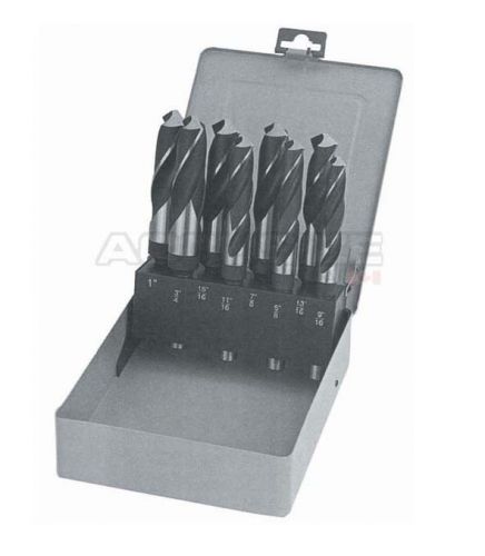 8 pcs/set hss 1/2&#039;&#039; shank s&amp;d drill in metal box 9/16&#039;&#039; to 1&#034;, #h516-6502 for sale
