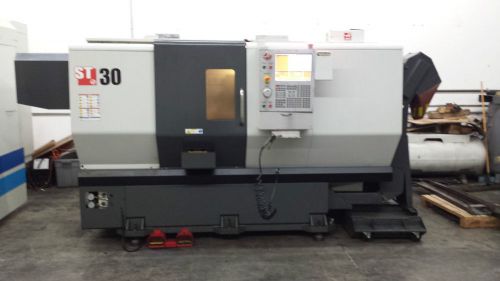 Haas st-30 cnc lathe low hours, tailstock, conveyor, etc mfg 2012 for sale
