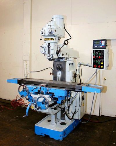 1998 promax yc-2gs horizontal/vertical combination mill. newall dro, power feeds for sale