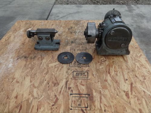 carroll 10&#034; dividing head indexing head and tail stock