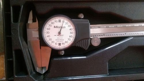 Mitutoyo 505-717 6&#034; dial caliper .001 in inch mechanical machinist engineer for sale