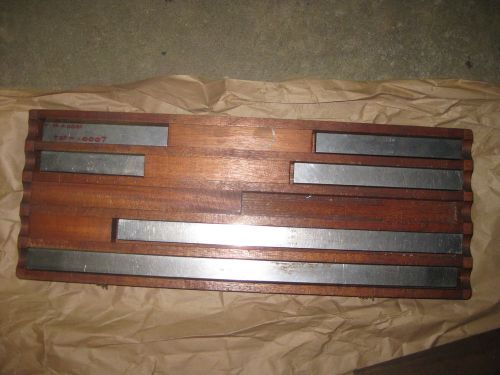 Pratt &amp; whitney precision long gauge block set machineist tools for sale