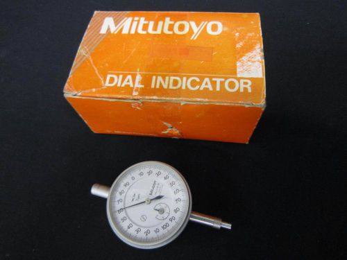Mitutoyo 2118-50 Metric Dial Indicator, M2.5X0.45 Thread 1um, 0 - 100