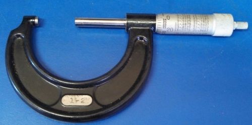 Millers Falls 1-2&#034; Micrometer No. 712 - Made in USA
