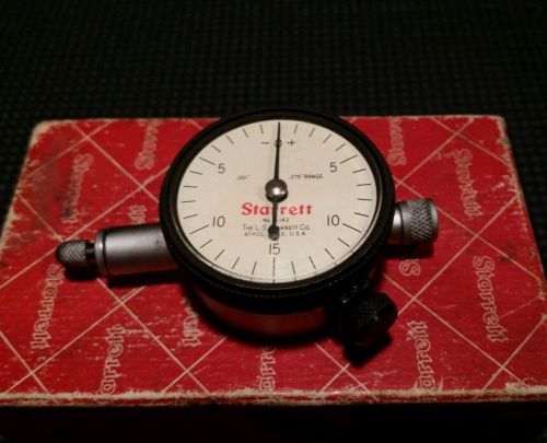 Vintage Starrett dial indicator 81-143
