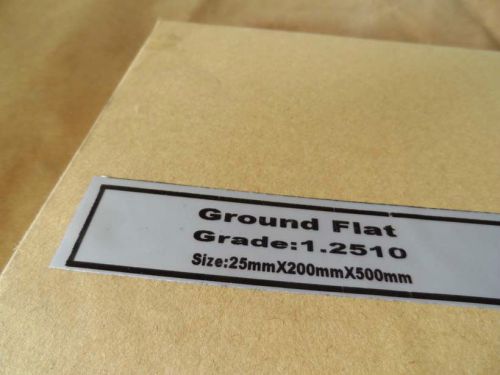 O1 500mm*200mm*25mm Ground Flat Stock