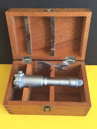 Mitutoyo tri-point bore micrometer holtest 2 - 2.4 in range inspection .0002 grd for sale