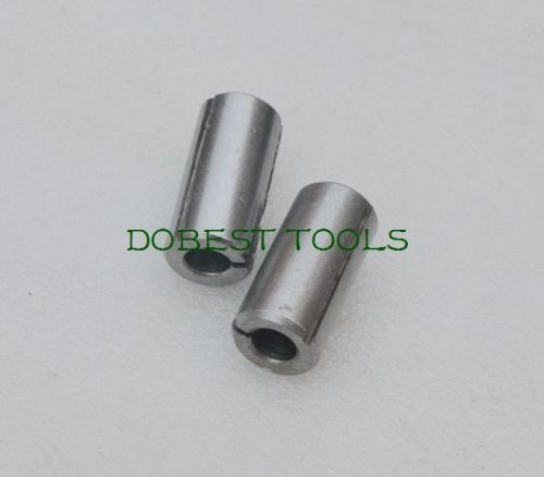 2pcs power collet chuck adapter for tools bits and cnc router parts 1/2&#034;to 4mm