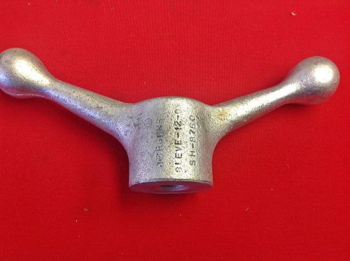 Jergens 40308 Cast Iron Speed Handle 8-3/4&#034; Arm Spread 3/4-10 x 2&#034; Tapped Thread