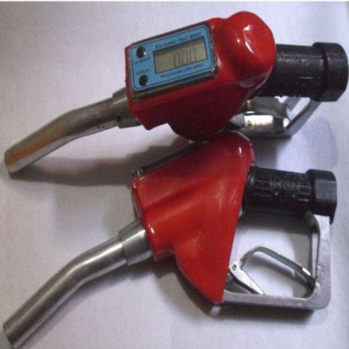 Digital fuel diesel gasoline oil transfer measuring gas gun dispenser flow meter for sale