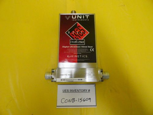 Unit instruments ufc-8165 mass flow controller amat 3030-10295 500 sccm used for sale