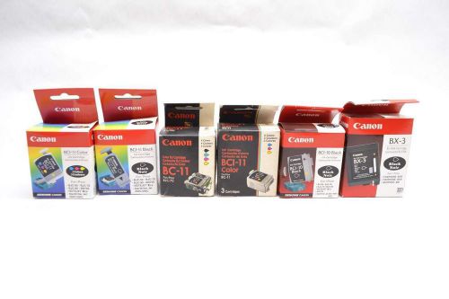 LOT 6 NEW CANON ASSORTED BC-11 BX-3 BCI-10 BCI-11 ASSORTED INK CARTRIDGE D439568