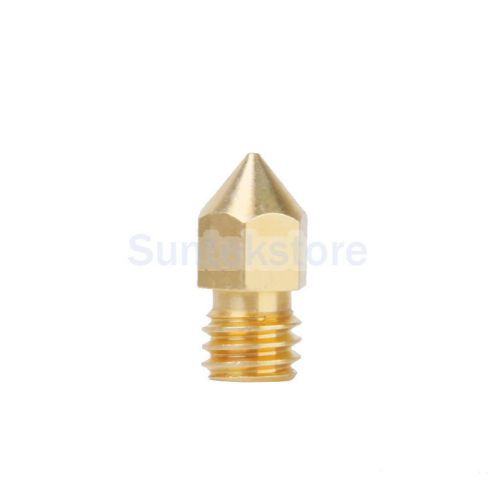 Golden 0.2mm m6 reprap 3d printer extruder nozzle for makerbot mk8 print head for sale