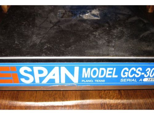 Span GSC-305 Electronic Gas Cylinder Scale w/Amplifier