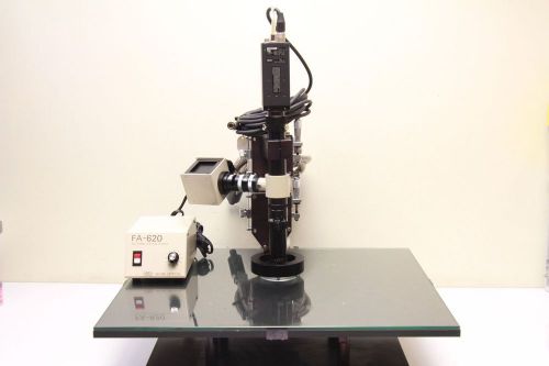 Edec precision microscope w/ micromanipulator ,light ,control,cam &amp; display for sale