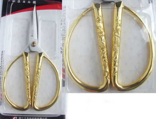 Gold-plated handle Scissors Knife High quality Shears Sewing Snips Cutter 130CM