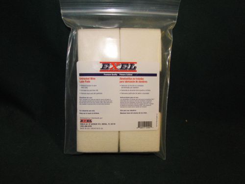EXEL WELDING WIRE LUBE PADS UNTREATED 25 PACK WITH CLIP NIP 1