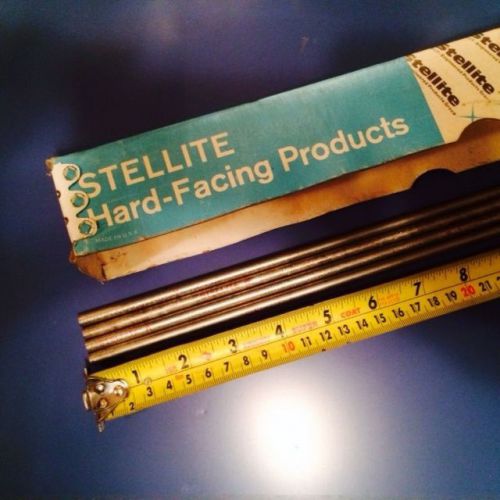 Haynes Stellite 6 hardfacing Rods 1/4&#034; dia. (63&#034; total lenght) 1 lbs