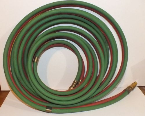 Oxy Acetylene Hose Made USA KX Type Fule VD Grade 25 Feet