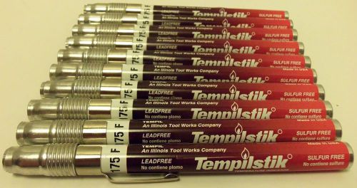 10 New 175 F / 79 C Tempilstik Tempil Temperature Indicating Markers Welding
