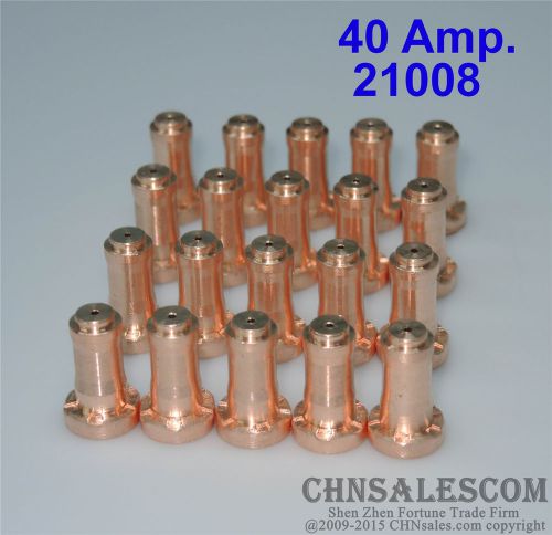 20 pcs pt-31 xt tip nozzles plasma cutter cutting torch 40 amp. no.21008 for sale