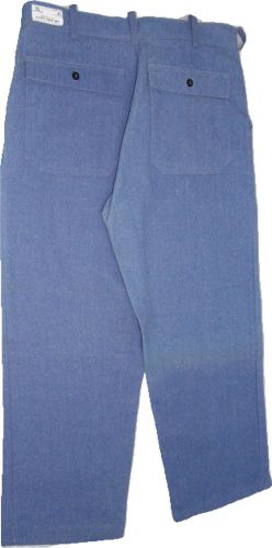Westex Aluminum Splash Resitant Fabric Jean    Size:  W 36  L 26