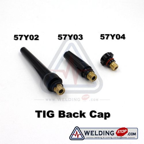 Tig welding torch wp-17/18/26 back caps long 57y02 medium 57y03 short 57y04 for sale