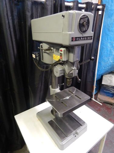 Drill press clausing 15&#034;  bench model 1621 ,5 speed 260-3600 rpm ..&#034;built 1992&#034; for sale