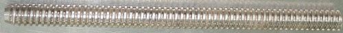 Acme threaded rod 1&#034; x 4 tpi LH Stainless Steel roll-formed x 15&#034;