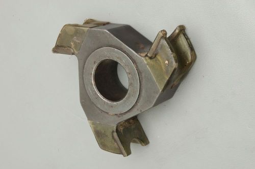 Concave 3/8&#034; Radius Carbide Shaper Cutter Molder 1-1/4&#034; Used Sharpened