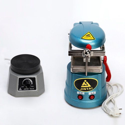 Dental vacuum forming molding machine with round vibrator oscillator shaker for sale