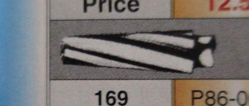 Midwest Carbide Burs FG169 Plain Tapered Fissure (Flat End)