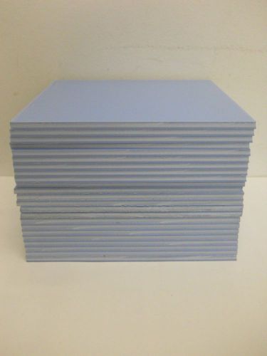 Dental Thermoplastic Base Plaste, Blue, 5 x 5 inch, 0.15 Inch, 23pk Sheets