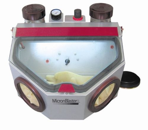 Micronblaster MB11 precision micro sandblaster with built in cabinet