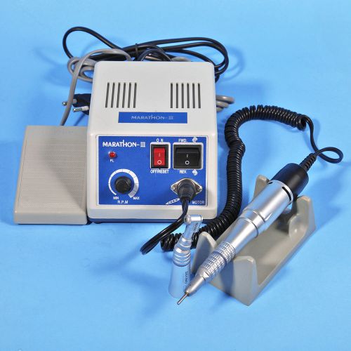 Dental lab marathon 35k rpm electric micromotor n3 micro polishing w/ handpiece for sale