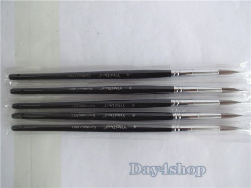 5pcs Dental Porcelain Brush Pen 8#