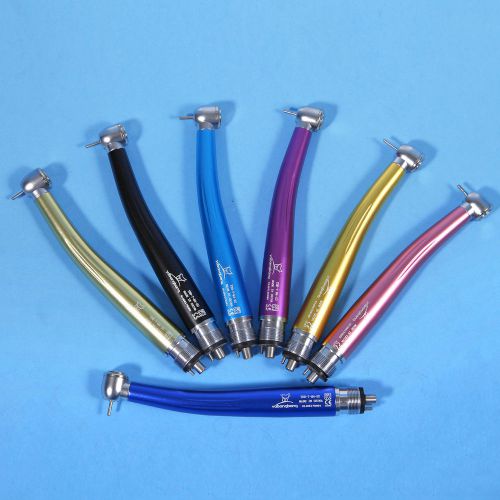 7 Color! 1* NSK Style Dental Air Turbine Push Button High Speed Handpiece 4H US