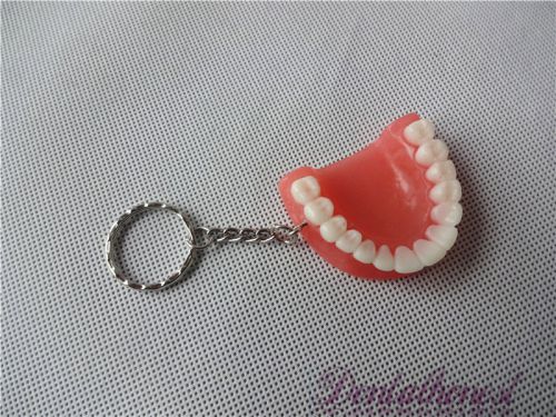 1PCS Teeth Model Keychain for Dentist Mobile Chain Dental Gift