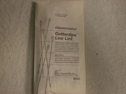 Chemtronics Cottontips Low Lint cleaning swabs