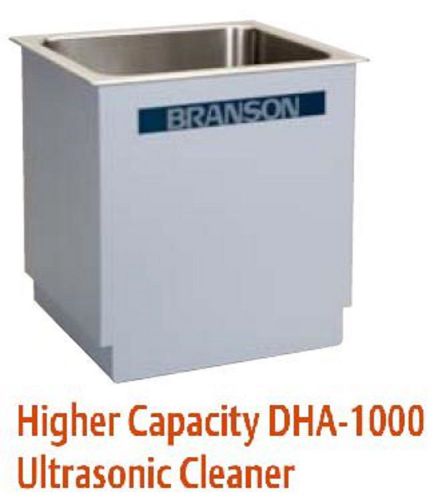 Branson ultrasonic 10 gallon heavy duty ultrasonic cleaner dha-1000, 000-914-506 for sale