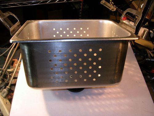 Bransonic  perforated tray 11.5 x 9.25 x 6 d  ss for sale