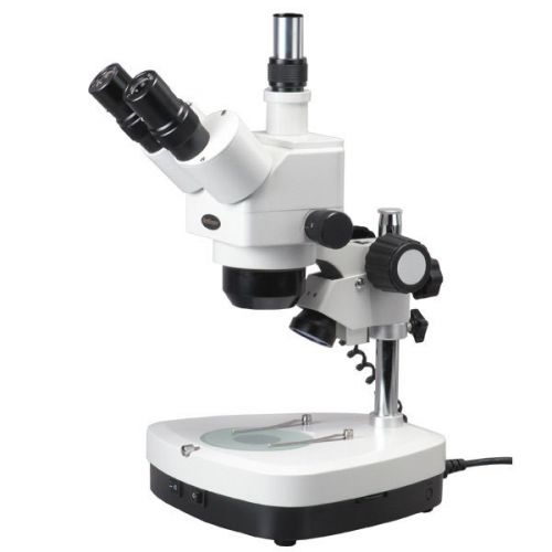 10x-60x student trinocular stereo zoom microscope for sale